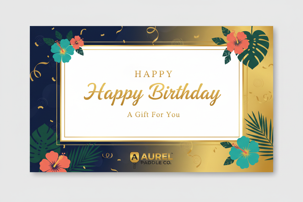 Happy Birthday Gift Card - Aurel Paddle Co.